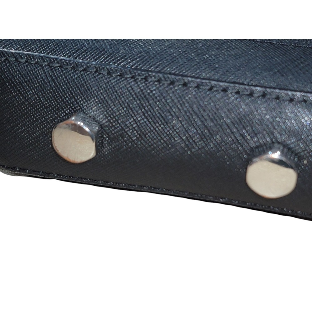REBECCA‎ MINKOFF Avery Saffiano Leather Chain Strap Crossbody Purse Black - Picture 7 of 16
